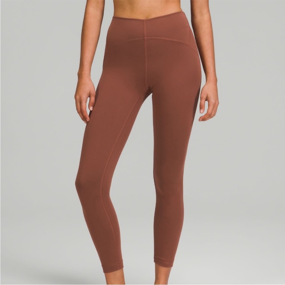 Lululemon Brown / Copper Instill High Rise Leggings | Size 10, 25” Inseam